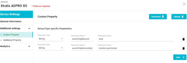 GCXONE Custom Properties